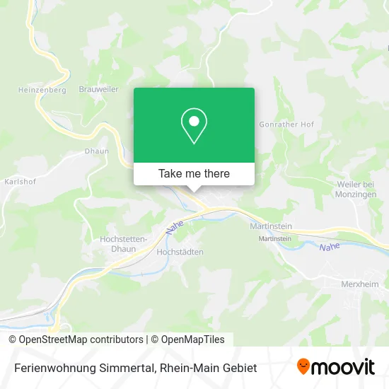 Карта Ferienwohnung Simmertal