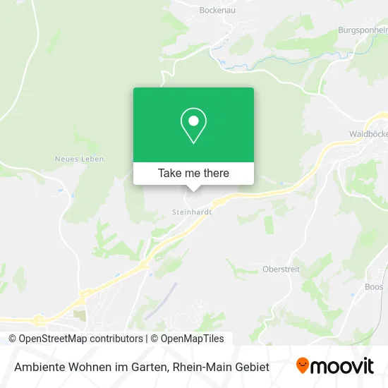 Карта Ambiente Wohnen im Garten