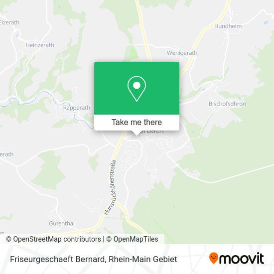 Карта Friseurgeschaeft Bernard