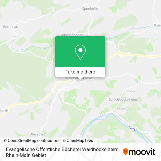 Карта Evangelische Öffentliche Bücherei Waldböckelheim
