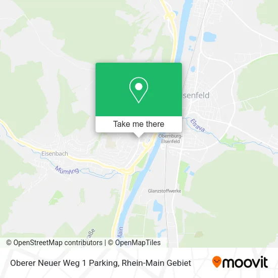 Карта Oberer Neuer Weg 1 Parking