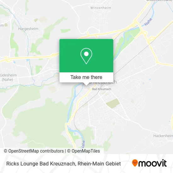 Карта Ricks Lounge Bad Kreuznach