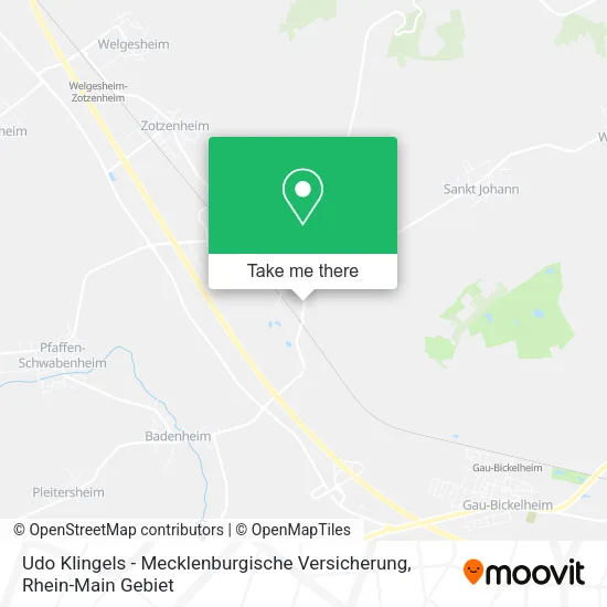 Карта Udo Klingels - Mecklenburgische Versicherung