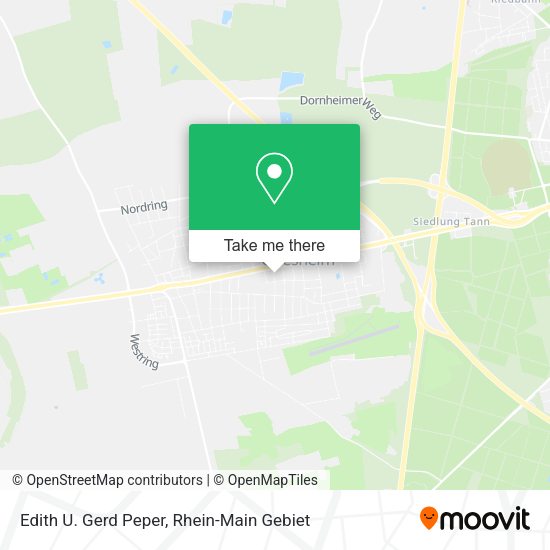 Edith U. Gerd Peper map