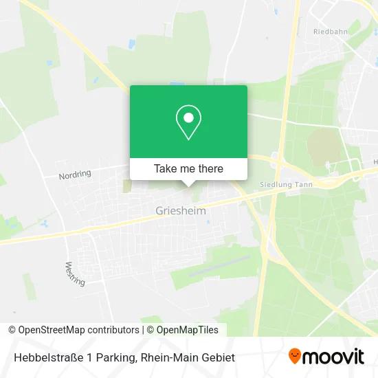 Карта Hebbelstraße 1 Parking