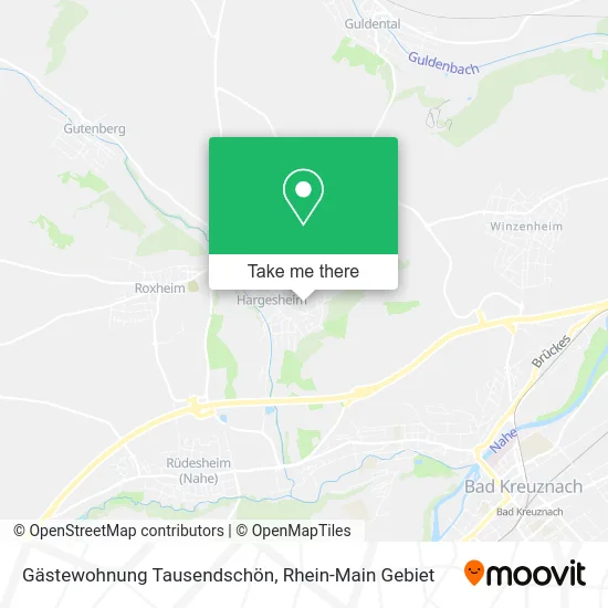 Карта Gästewohnung Tausendschön