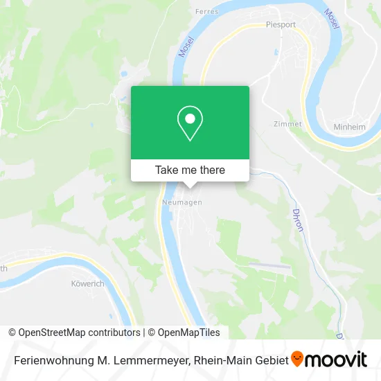 Карта Ferienwohnung M. Lemmermeyer