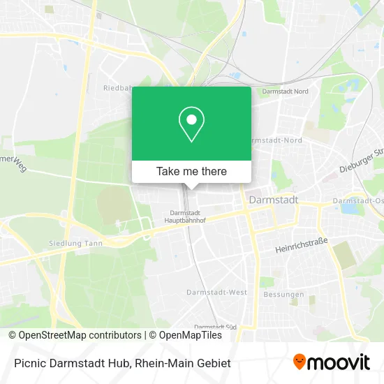 Карта Picnic Darmstadt Hub