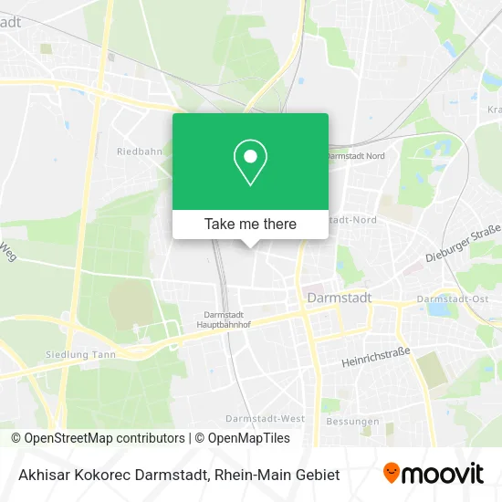 Карта Akhisar Kokorec Darmstadt
