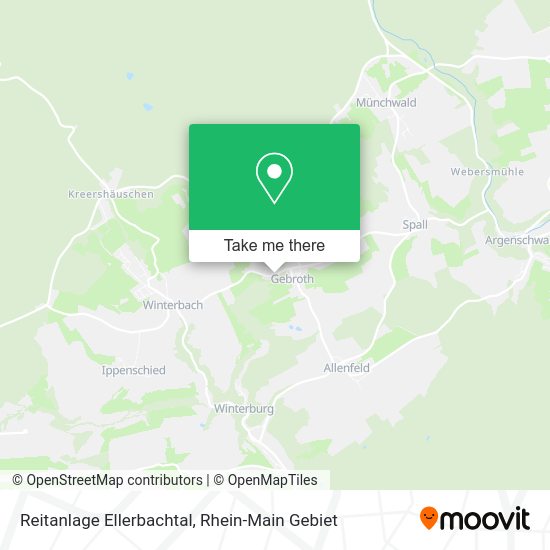 Карта Reitanlage Ellerbachtal