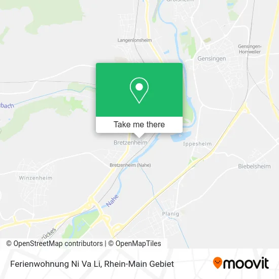 Карта Ferienwohnung Ni Va Li
