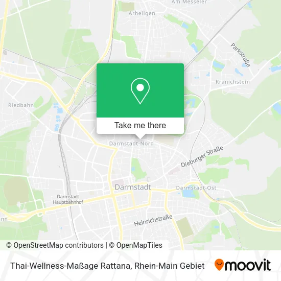 Карта Thai-Wellness-Maßage Rattana