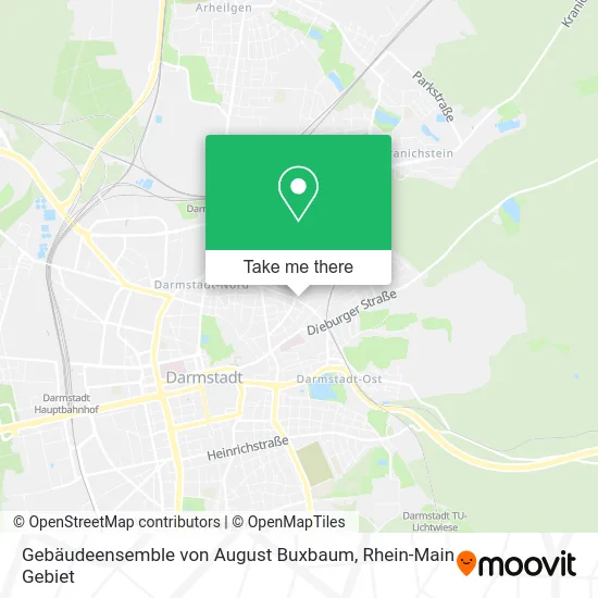 Карта Gebäudeensemble von August Buxbaum