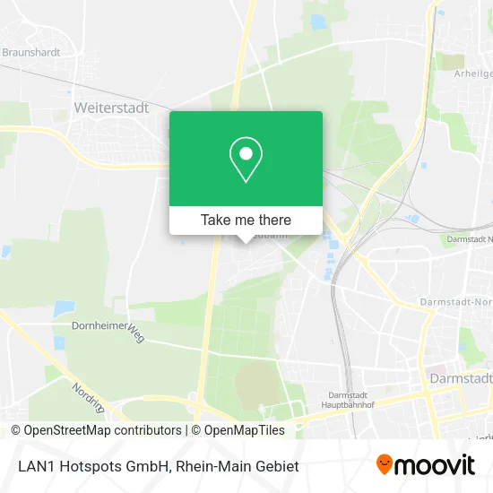 Карта LAN1 Hotspots GmbH