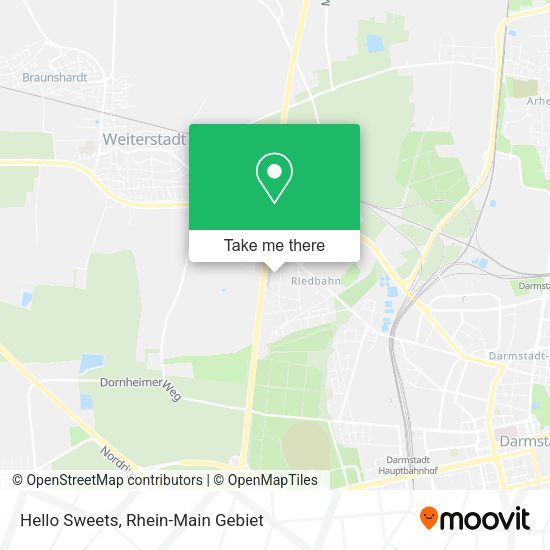 Hello Sweets map