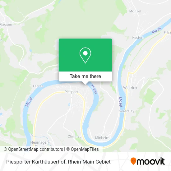 Карта Piesporter Karthäuserhof