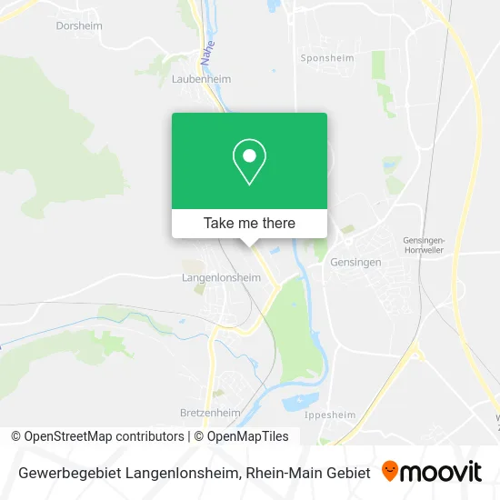 Карта Gewerbegebiet Langenlonsheim
