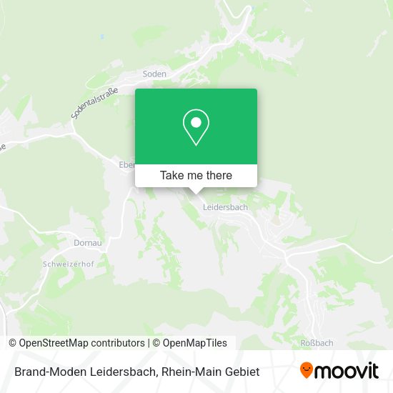 Карта Brand-Moden Leidersbach