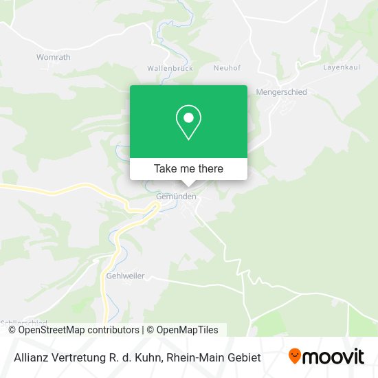 Карта Allianz Vertretung R. d. Kuhn