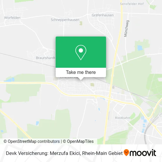 Карта Devk Versicherung: Merzufa Ekici