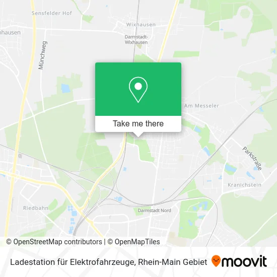 Карта Ladestation für Elektrofahrzeuge