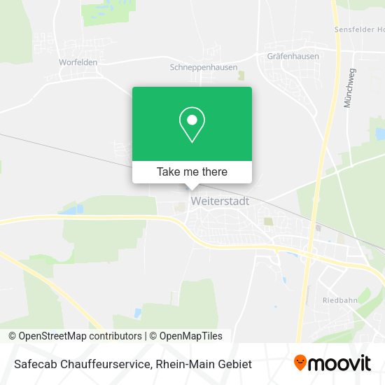 Карта Safecab Chauffeurservice