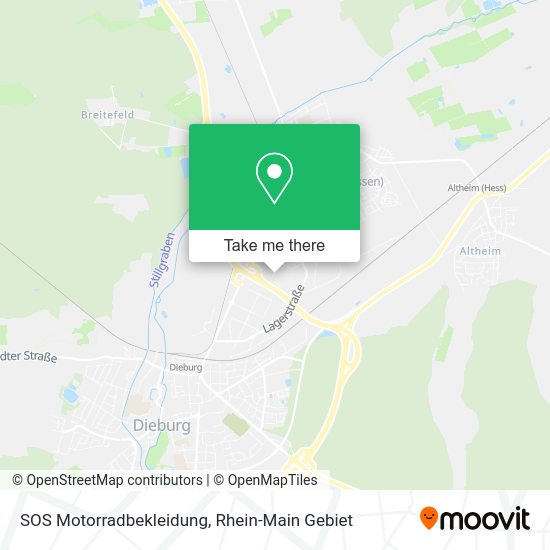 Карта SOS Motorradbekleidung
