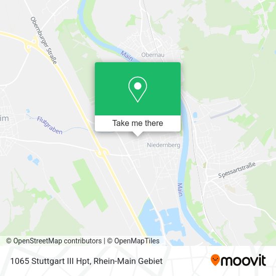Карта 1065 Stuttgart III Hpt