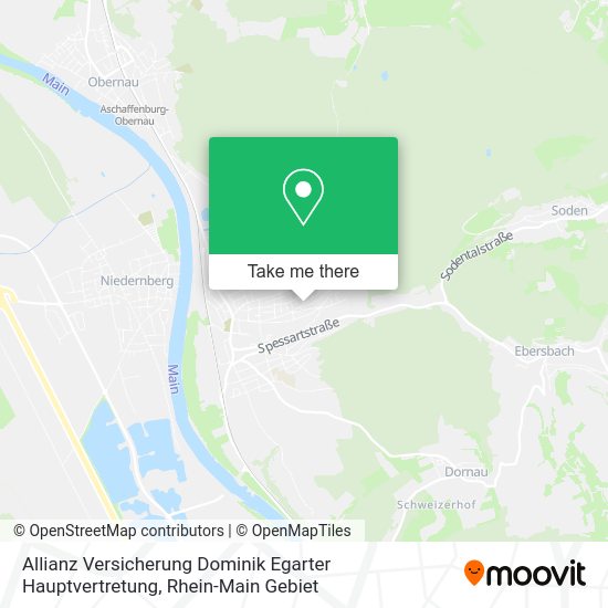 Карта Allianz Versicherung Dominik Egarter Hauptvertretung
