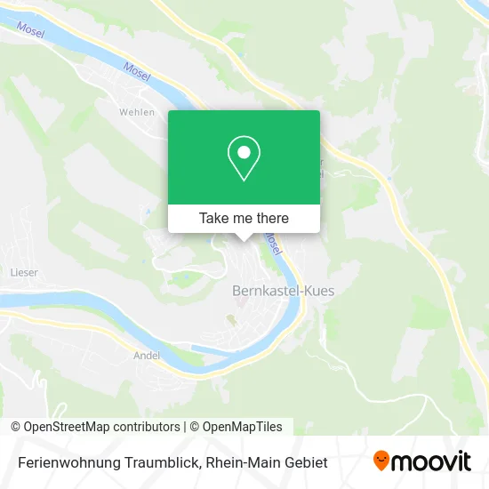 Карта Ferienwohnung Traumblick