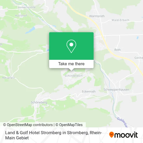 Карта Land & Golf Hotel Stromberg in Stromberg
