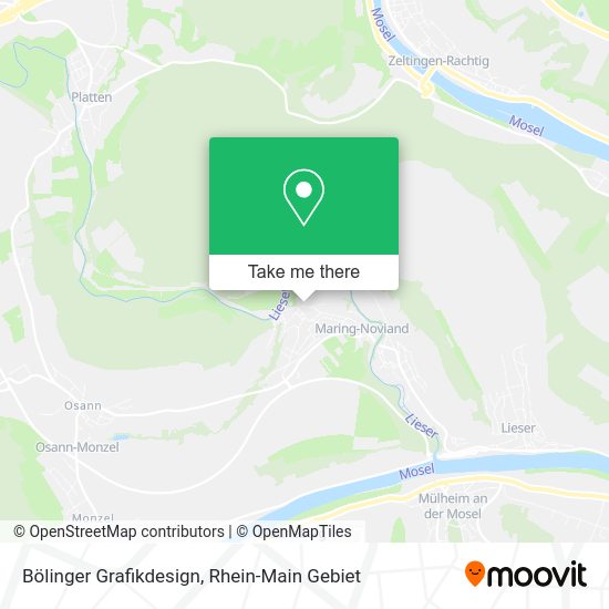 Карта Bölinger Grafikdesign