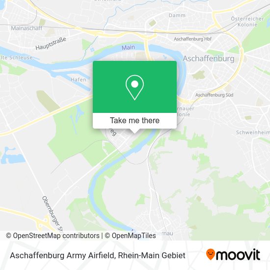 Карта Aschaffenburg Army Airfield