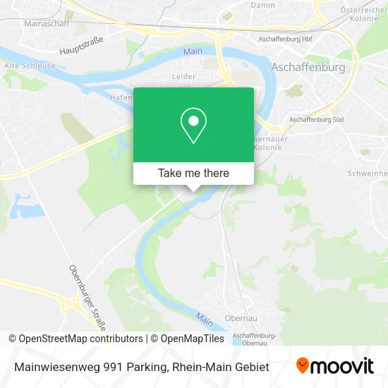 Карта Mainwiesenweg 991 Parking