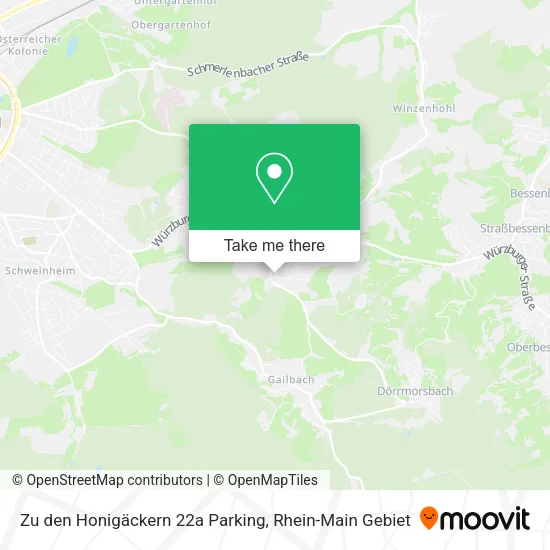 Карта Zu den Honigäckern 22a Parking