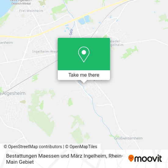 Карта Bestattungen Maessen und März Ingelheim