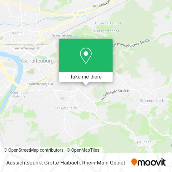 Карта Aussichtspunkt Grotte Haibach