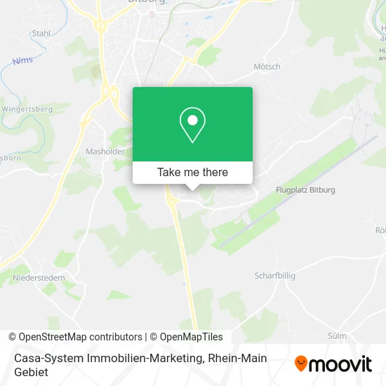 Карта Casa-System Immobilien-Marketing