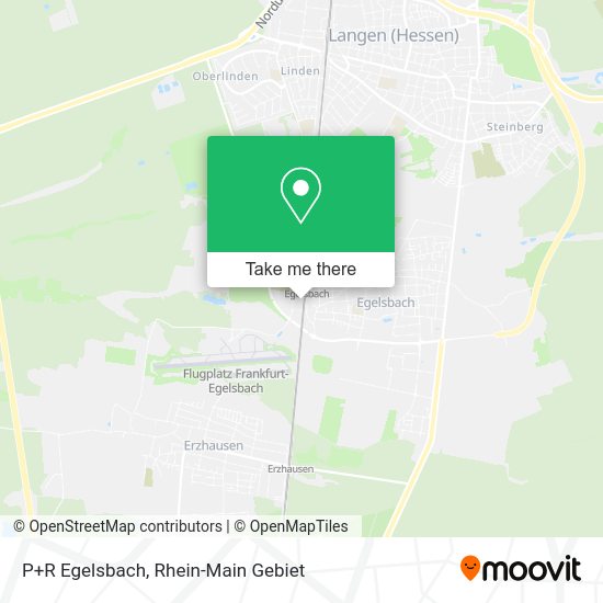 Карта P+R Egelsbach