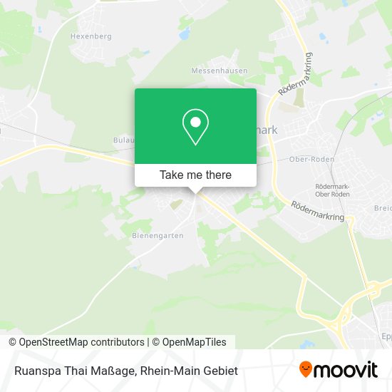 Карта Ruanspa Thai Maßage