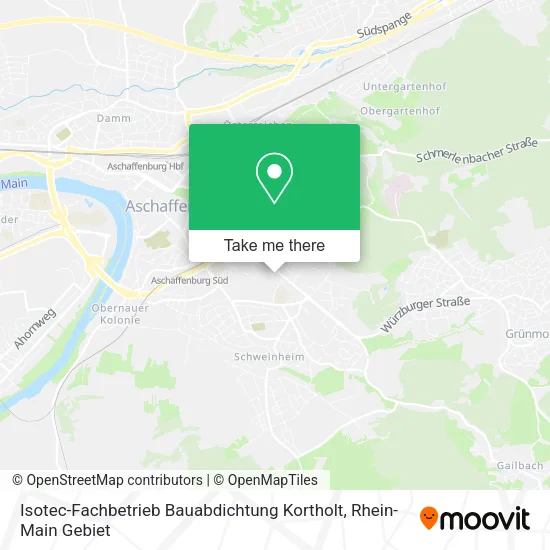 Карта Isotec-Fachbetrieb Bauabdichtung Kortholt
