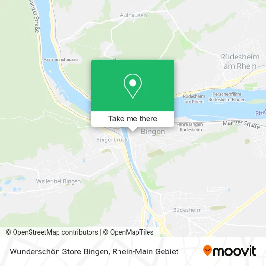 Карта Wunderschön Store Bingen