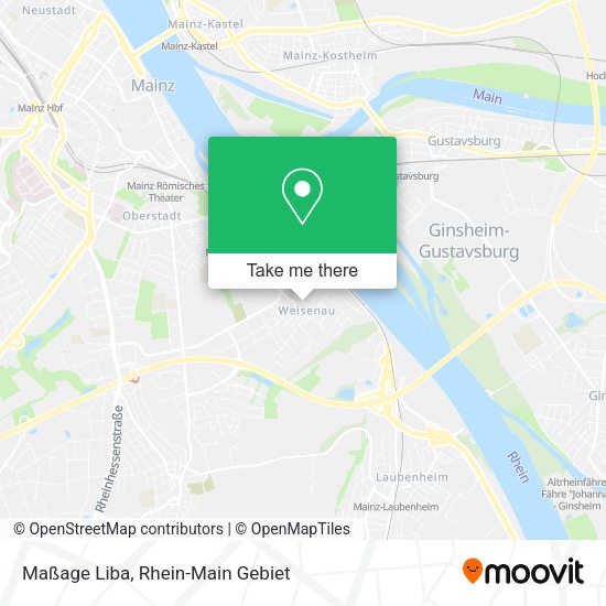 Карта Maßage Liba