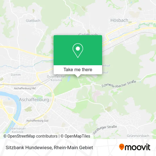 Карта Sitzbank Hundewiese
