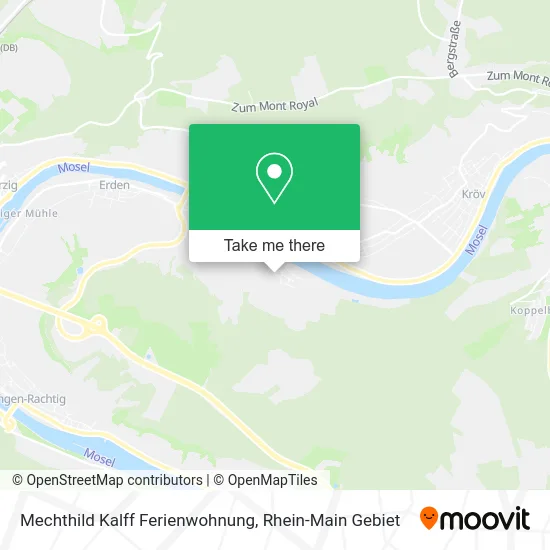 Карта Mechthild Kalff Ferienwohnung