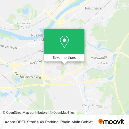 Карта Adam-OPEL-Straße 49 Parking