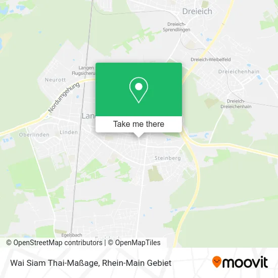 Карта Wai Siam Thai-Maßage