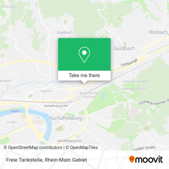 Карта Freie Tankstelle