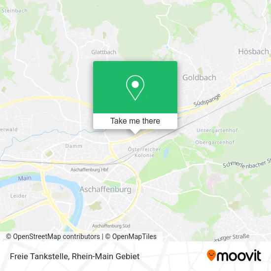 Карта Freie Tankstelle