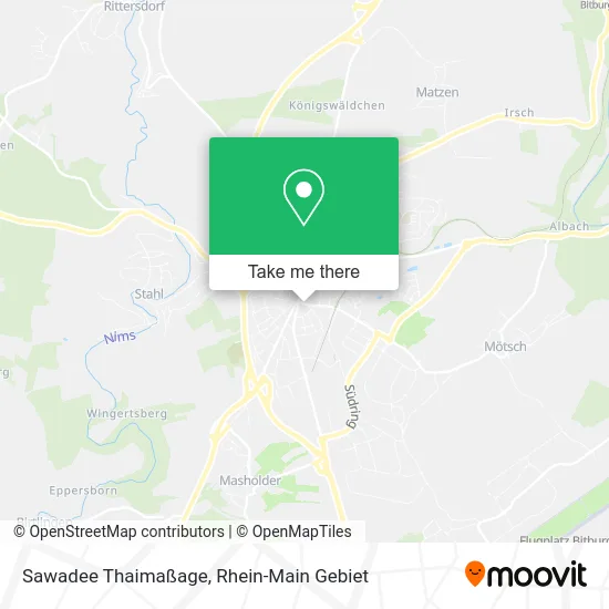 Карта Sawadee Thaimaßage